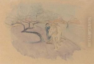 Ploughing In Brittany by Robert Polhill Bevan