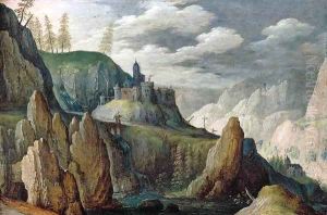 Mountainous Landscape 2 by Tobias van Haecht (see Verhaecht)