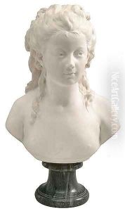 Buste de jeune fille (Bust of a girl) by Jean-Antoine Houdon