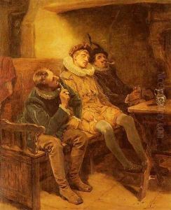 His First Smoke by Ralph Hedley