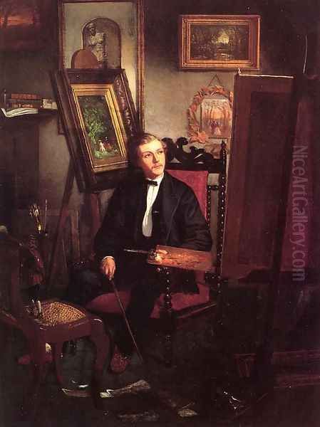 Self Portrait of the Artist in His Studio - view 1