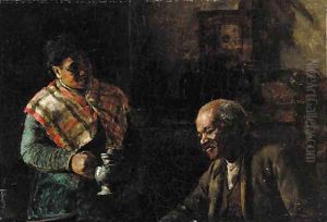 Couple in an Interior by Thomas Hovenden