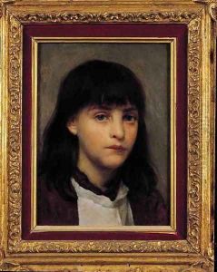 Portrait of a Young Girl by Edwin Harris