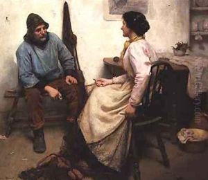 Mending the Nets by Edwin Harris