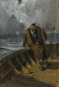 Lupo Di Mare Or Il Nocchiero by Mose Bianchi