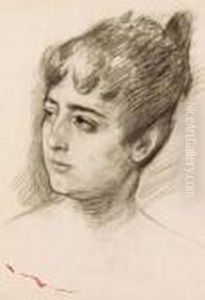 Ritratto Femminile by Mose Bianchi
