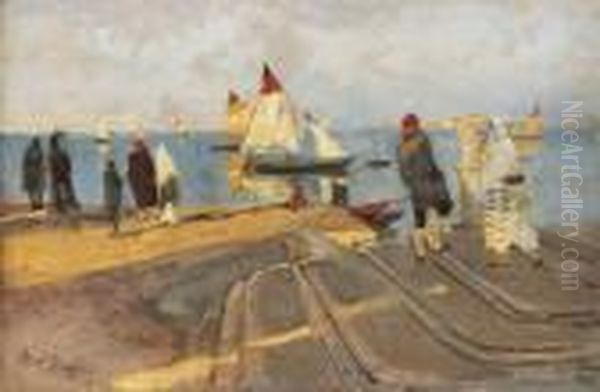 Figure Sul Molo. Chioggia - view 1