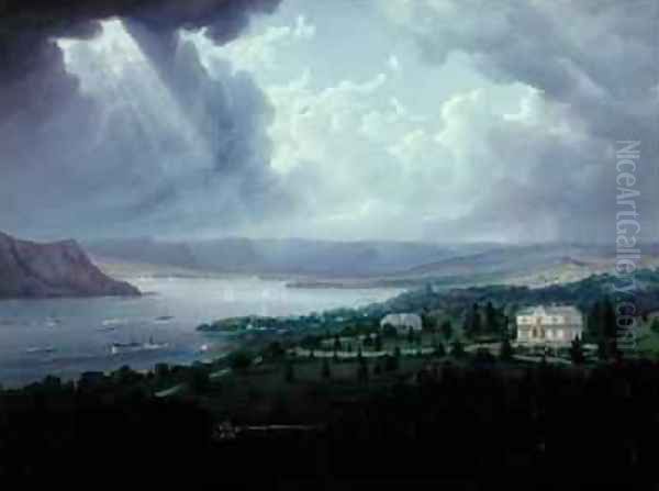 View of the Hudson River from Tarrytown Heights - view 1