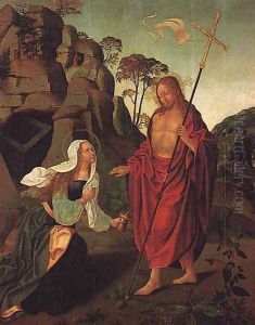 Apparition of Christ to Magdalen 1518-13 by Francisco Henriques