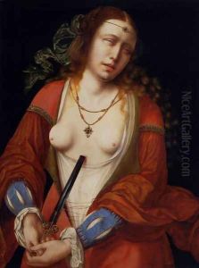 Lucretia c. 1530 by Master of the Holy Blood