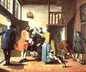 The Doctors Visits A Dutch Proverb The Doctor is Depicted as the Devil When Returning to the House to Present his Bill