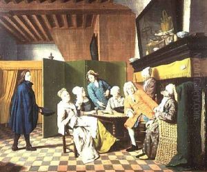 The Doctors Visits A Dutch Proverb The Doctor Inspects the General Health of His Patient by Jan Josef, the Elder Horemans