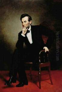 Portrait of Abraham Lincoln by George Peter Alexander Healy