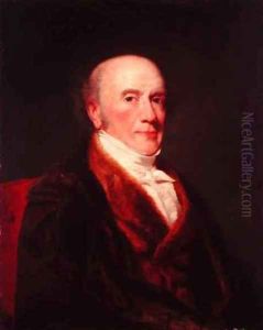 Portrait of Alexander Baring Lord Ashburton 1774-1848 by George Peter Alexander Healy