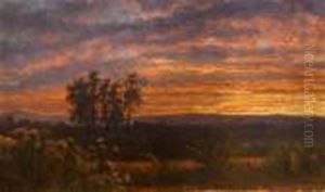 Sunset by Albert Bierstadt