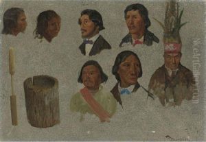 Seven Indian Portraits And One Primitive Utensil