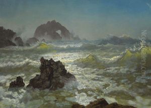 Seal Rock, California by Albert Bierstadt