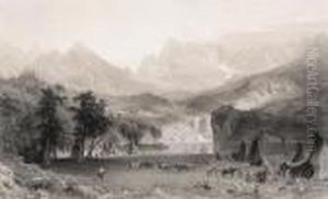 The Rocky Mountains by Albert Bierstadt