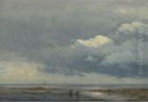 Cloud Study With Two Figures by Albert Bierstadt