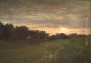 Sunset by Albert Bierstadt