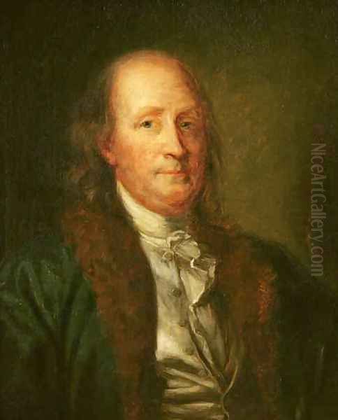 Portrait of Benjamin Franklin 1706-90 - view 1