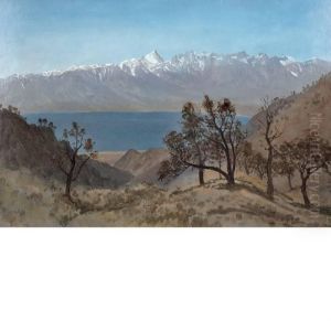 Sierra Nevada Range by Albert Bierstadt