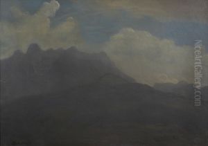 Mountains And Foothills by Albert Bierstadt