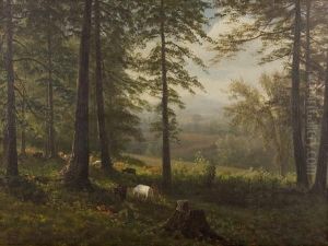 View To A Clearing by Albert Bierstadt