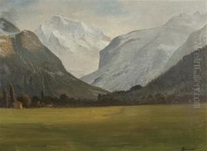 Jungfrau, After First Snow by Albert Bierstadt