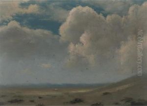 Dunes And Clouds by Albert Bierstadt
