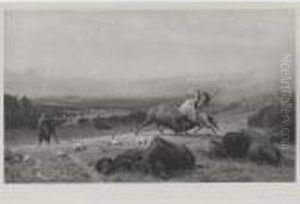 The Last Of The Buffalo by Albert Bierstadt