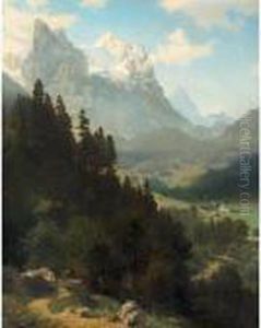The Wetterhorn by Albert Bierstadt