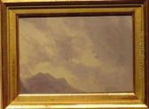 (i) Clouds Over Mountain by Albert Bierstadt