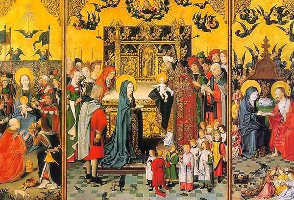 Retable of the Seven Joys of the Virgin 1480 - view 1