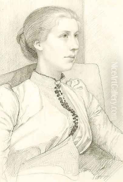 Portrait of Nellie Lindsay, half-length - view 1