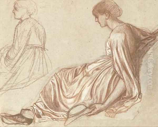 Study of a reclining figure - view 1
