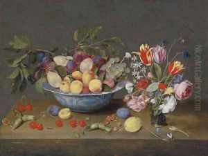 Apricots by Jacob van Hulsdonck
