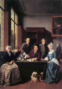 The Marriage Contract 1768 by Jan Jozef, the Younger Horemans