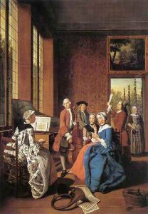 Concert in an Interior 1764 by Jan Jozef, the Younger Horemans