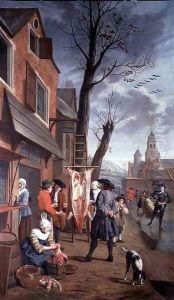 Outside the Butcher
