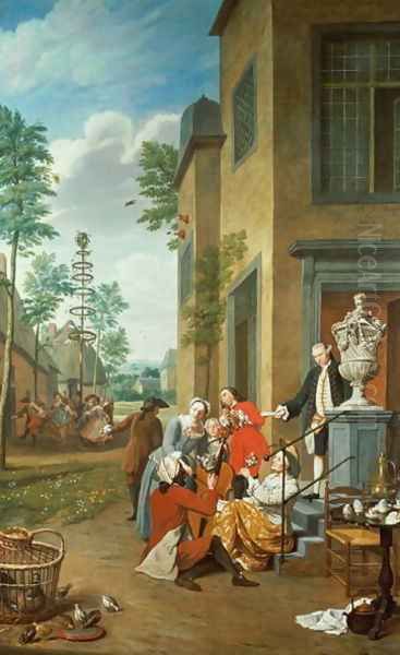 Villagers Merrymaking - view 1