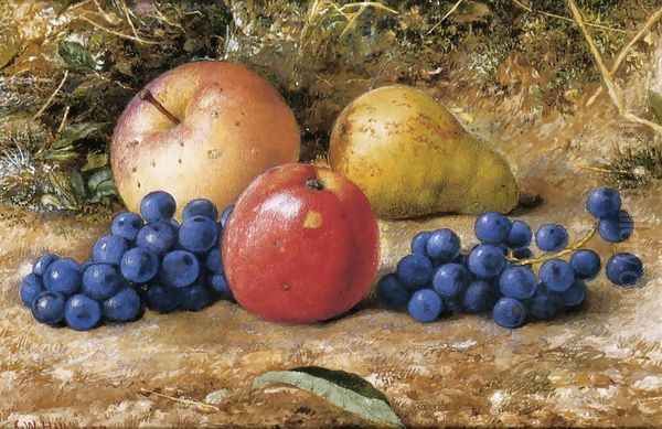 Still Life with Grapes, Apples and Pear - view 1