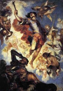 The Triumph of St Hermengild 1654 by Francisco de, the Younger Herrera