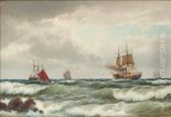 Ships By The Coast - view 1