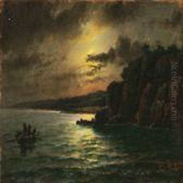 Coastal Scene At Sunset - view 1