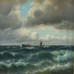 Wessels In Rough Sea Wessels In Rough Sea