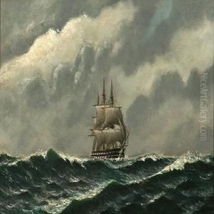 Seascape With A Ship Of The Line Seascape With A Ship Of The Line