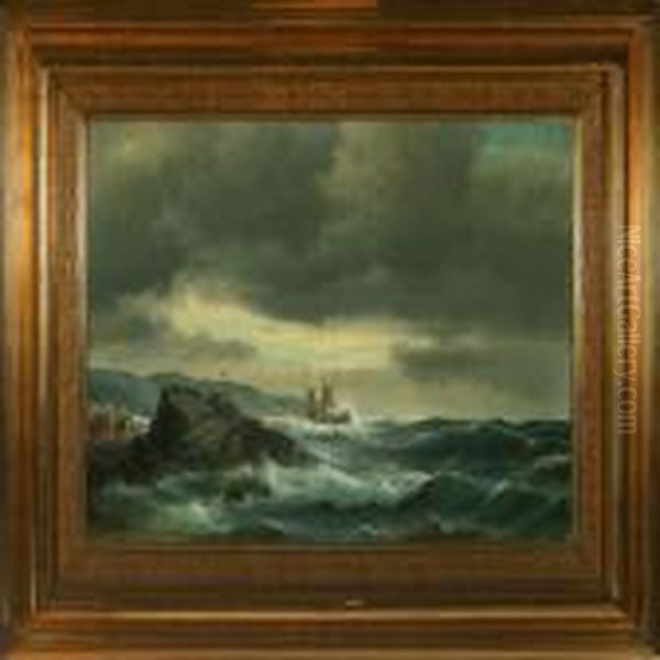Seascape With Shipwreck - view 1