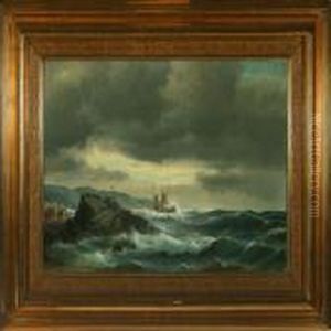 Seascape With Shipwreck