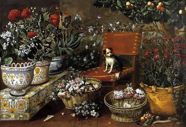 Garden View with a Dog 1660s - view 1